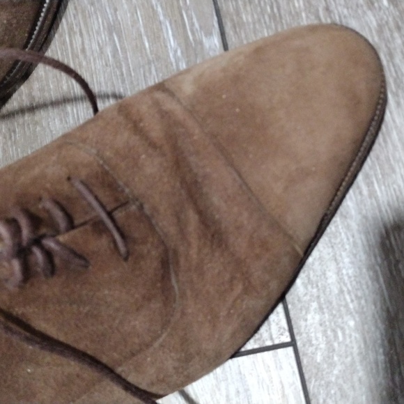 Emilio Franco brown suede cap toe Oxfords. Made in Italy. Size 9.5 - Picture 2 of 12